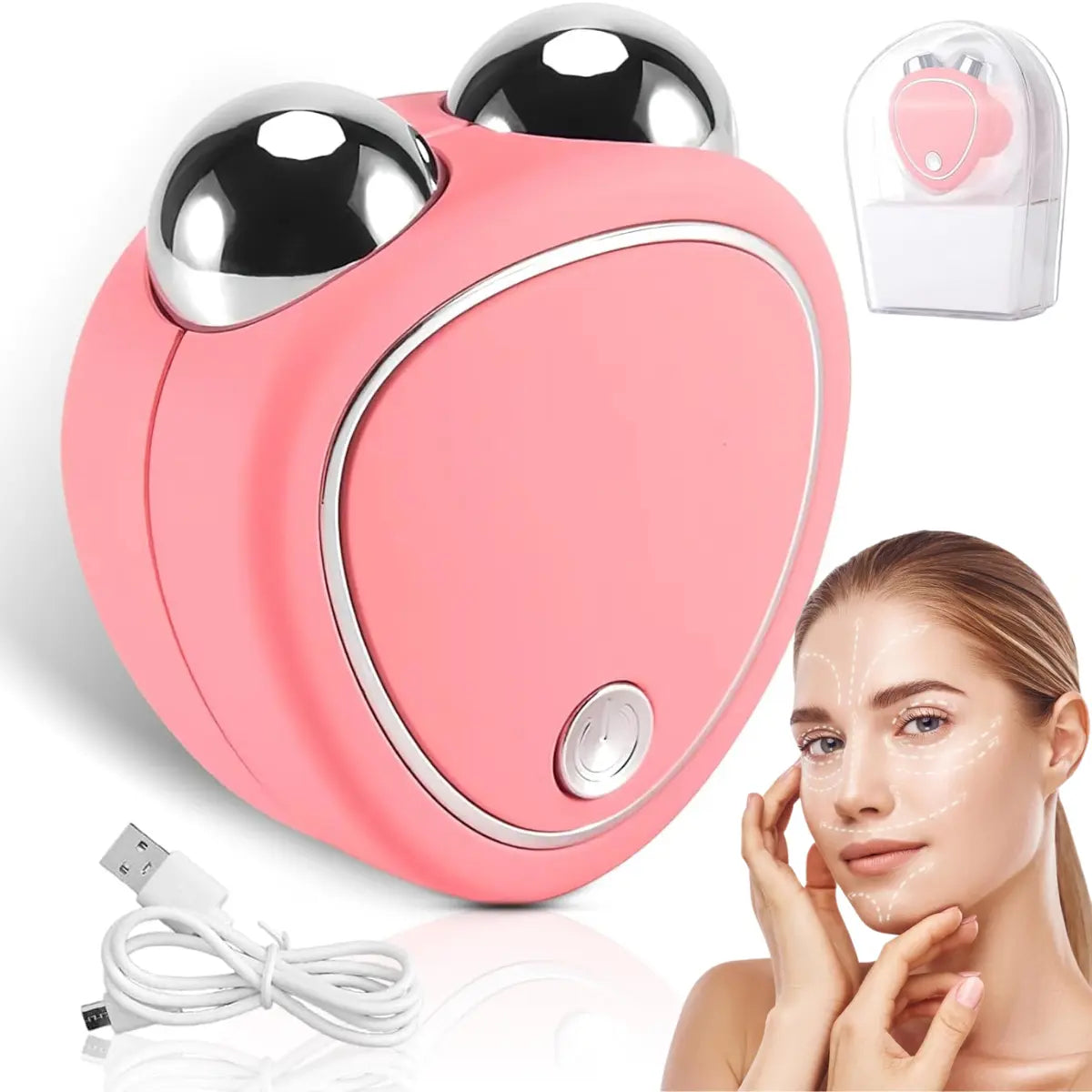 Masajeador Facial Microcorriente